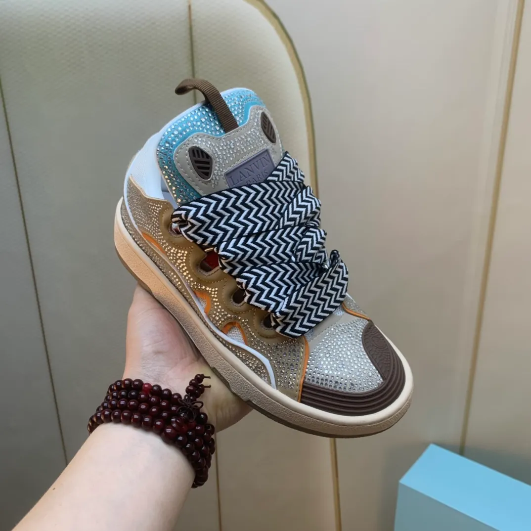💰620. Lanvin LANVIN. 22 colors: nubuck fabric, breathable mesh, cowhide feet! Same style for men and women: sizes 35-46! High and low versions!